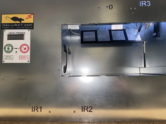 Piège à rats automatique DétruiRAT® Maxi-Prises 6 000 V