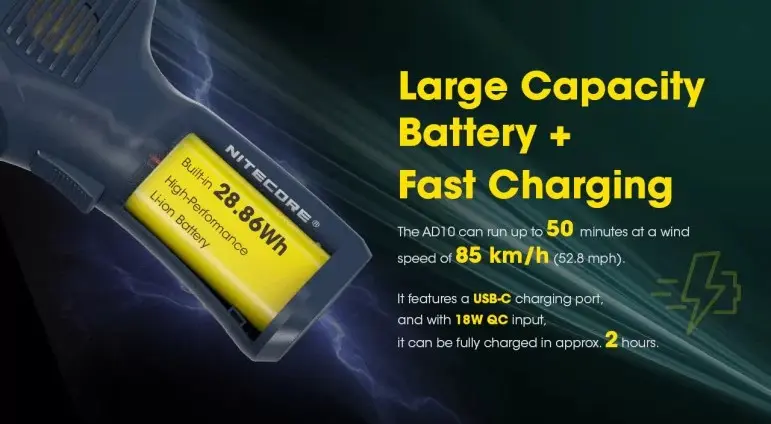 souffleur-nitecore-ad10-batterie-capacite-rapide.webp