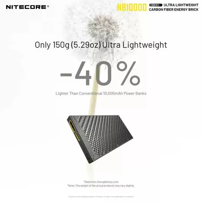 poids-legere-powerbank-nb10000-gen2-nitecore-150g.webp