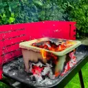 Barbecue Écologique Portable - Facile et Zéro Déchet