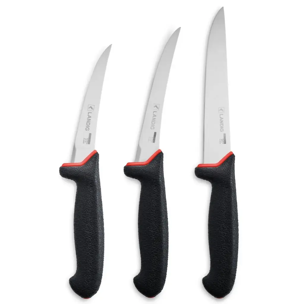 Prime Line Professional Butcher Knife Set 3 Pieces