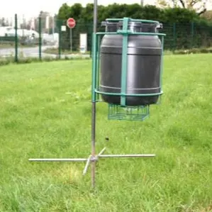 Secure small game feeder for wild boar