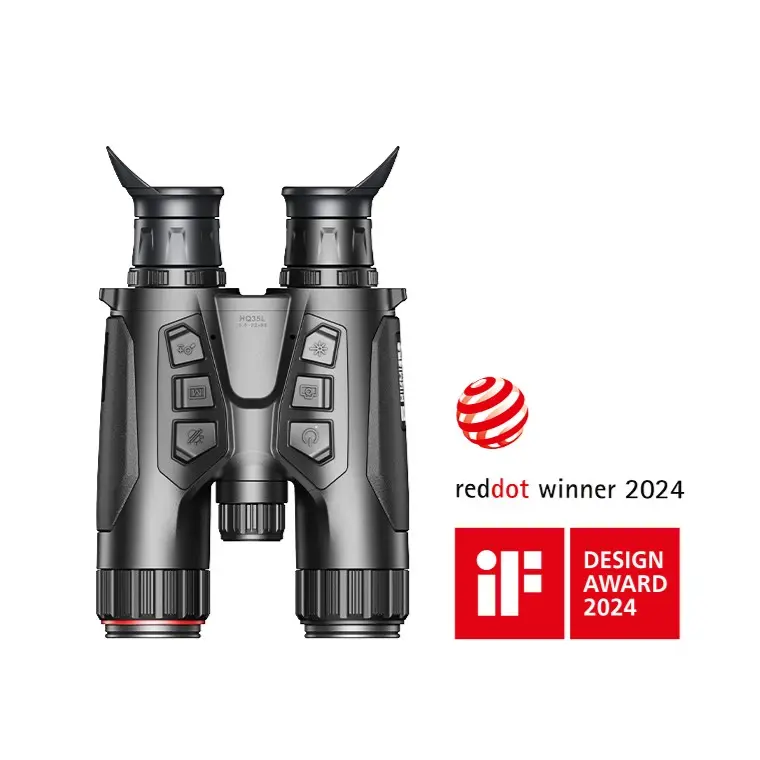 [NT-JU-HQ35L] HIKMICRO Habrok 4K HQ35L – Thermal & Day/Night 4K Binoculars with Laser Rangefinder