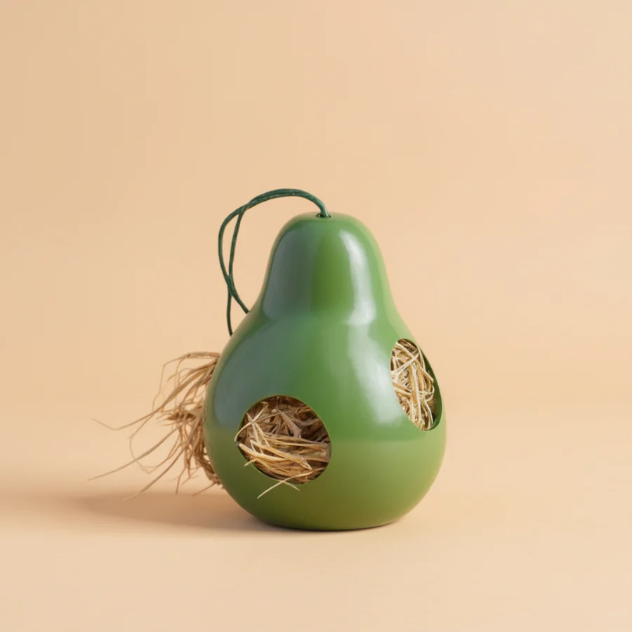 PYRÉA NIDIFICA – Distributeur de fibres naturelles pour aider les oiseaux à construire leurs nids