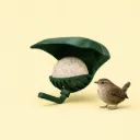 Screw-in seed ball support for wild birds